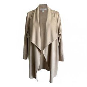 Gretchen Scott XL faux Suede Vegan Waterfall Open Cardigan